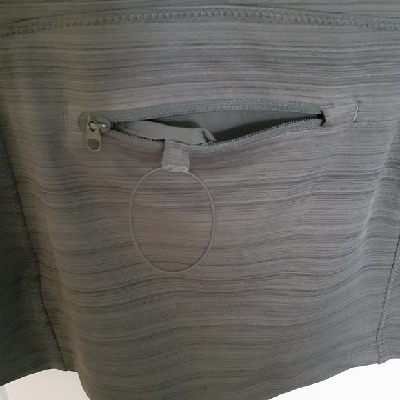 Athleta Pacifica Wrap Front Tank Gray Stripe Size S - Picture 7 of 11